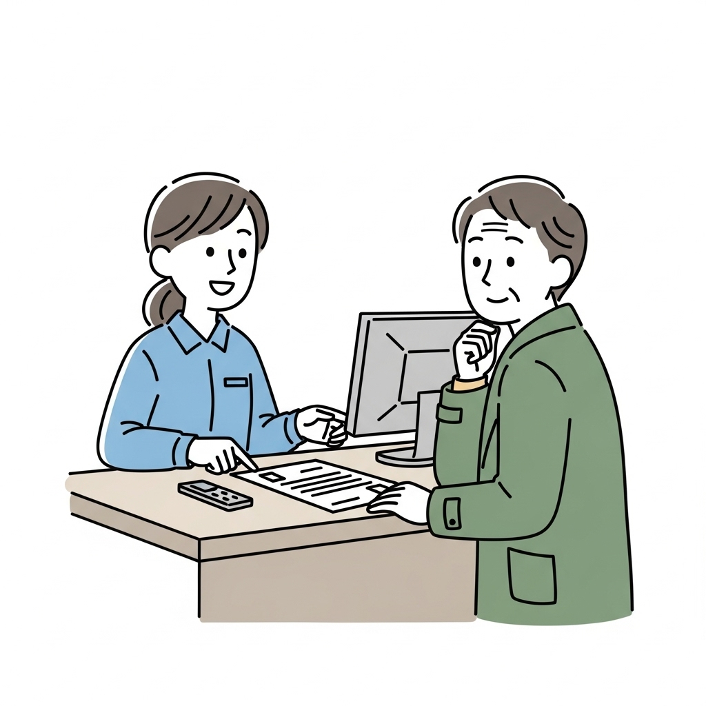 겨울철 난방비 지원을 안내받는 시민과 상담 창구의 모습으로, 간소화된 절차가 이번 겨울철 난방비 지원 접근성을 높여 부담을 덜어주는데 도움이 됩니다.