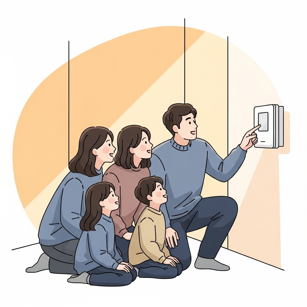 겨울철 난방비 지원을 받는 가정의 따뜻한 실내 모습으로, 이번 겨울철 난방비 지원 정책이 취약계층의 에너지 부담을 덜어주는데 도움이 됩니다.