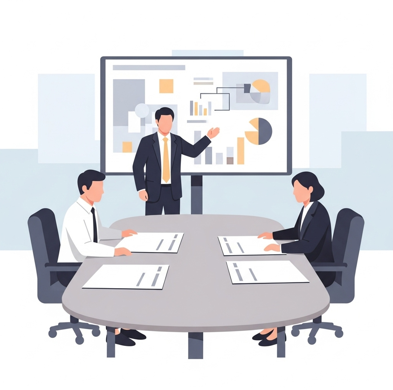 공직사회 감사공포 개선을 논의하는 공무원들의 협업 장면, 정책 환경을 더 안전하고 효율적으로 만들어야 합니다.