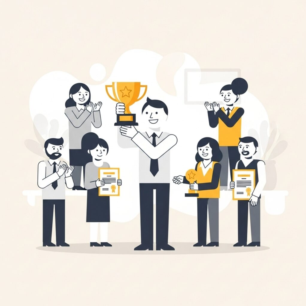 보상과 성장 제도를 논의하는 한국인 공무원들 모습, 조직 활력 강화 흐름을 살펴봐야 합니다.