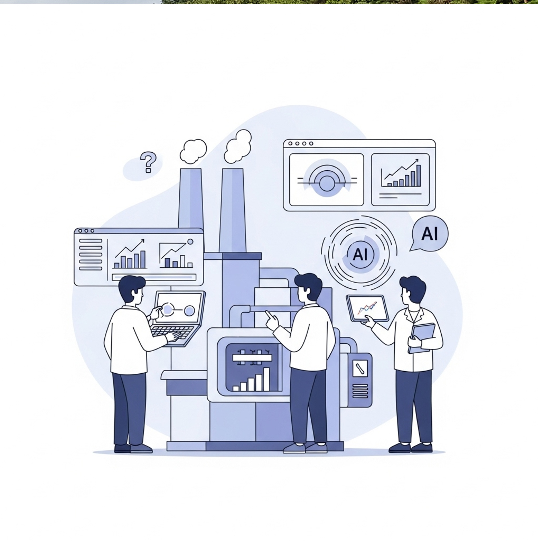 지역 중소기업이 AI 기술 도입을 논의하는 장면, 지역 AI 대전환의 방향을 이해해야 합니다.